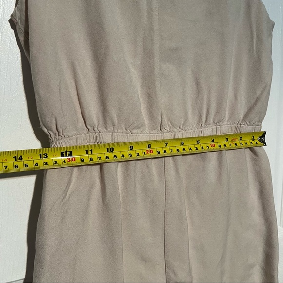 Chic Beige Embroidered Mini Dress - Picture 8 of 9